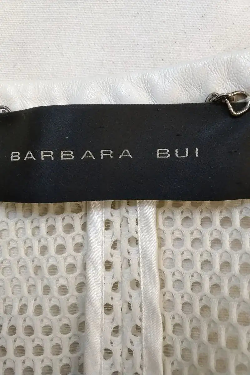 Veste Barbara Bui Blanc en Synthétique