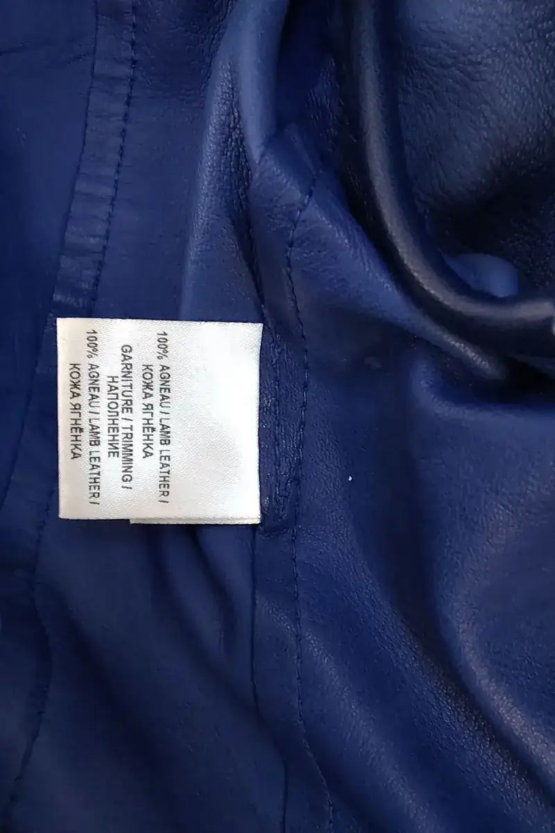 Veste Barbara Bui Bleu en Daim