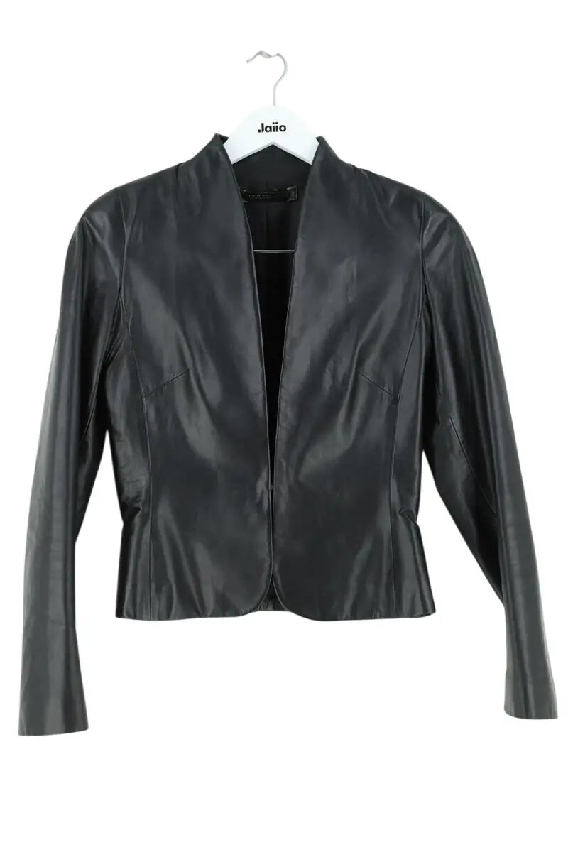 Veste Barbara Bui Noir en Cuir, taille M - Seconde Main