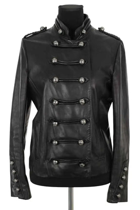 Veste Barbara Bui Noir en Cuir, taille XL - Seconde Main