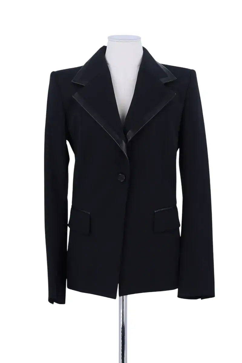 Veste Barbara Bui Noir en Laine, taille M - Seconde Main