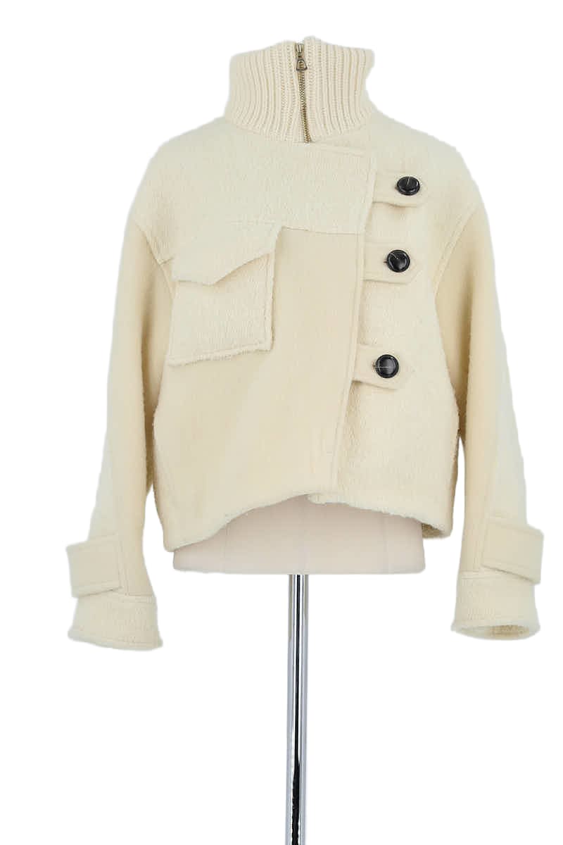 Veste Bash Beige en Laine, taille S - Seconde Main