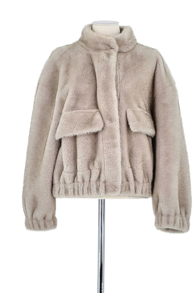 Veste Bash Beige en Polyester, taille S - Seconde Main