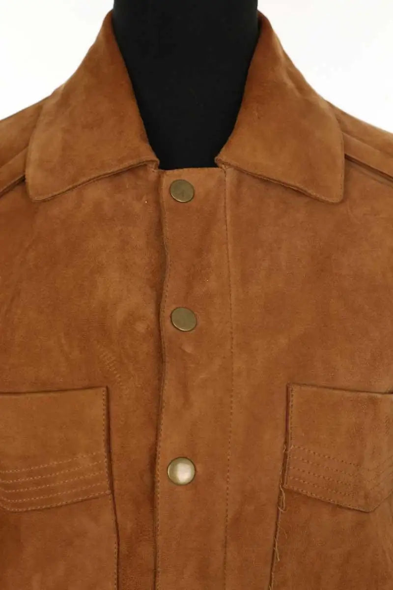 Veste Ba&Sh Camel en Daim