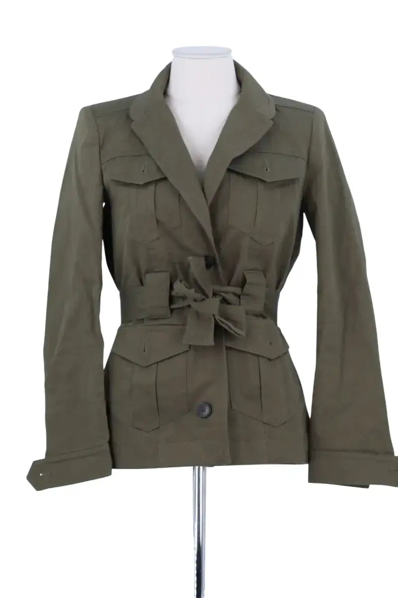 Veste Ba&Sh Kaki en Coton, taille XS - Seconde Main