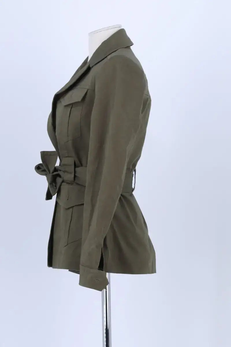 Veste Ba&Sh Kaki en Coton