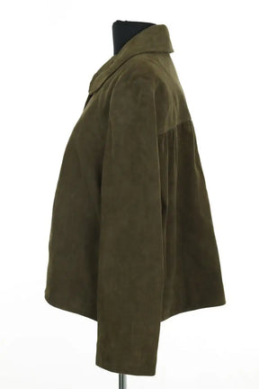 Veste Ba&Sh Kaki en Daim