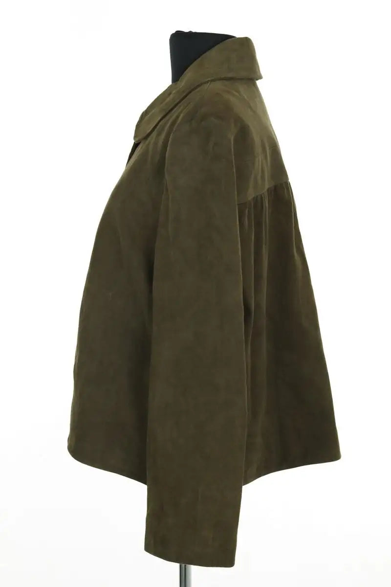 Veste Ba&Sh Kaki en Daim