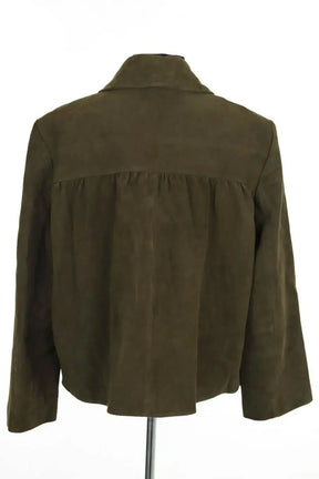 Veste Ba&Sh Kaki en Daim