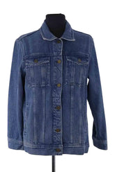 Veste Ba&Sh Tuxla Bleu en Coton, taille XS - Seconde Main