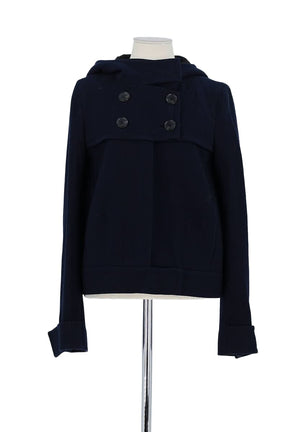 Veste BCBG Max Azria Marine en Laine, taille S - Seconde Main