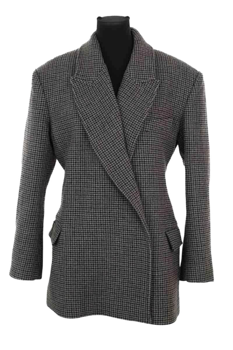 Veste Berenice Gris en Laine, taille S - Seconde Main