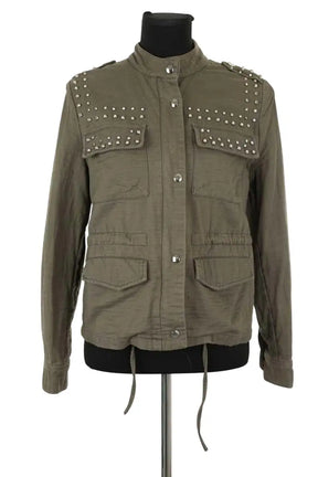 Veste Berenice Kaki en Coton, taille S - Seconde Main