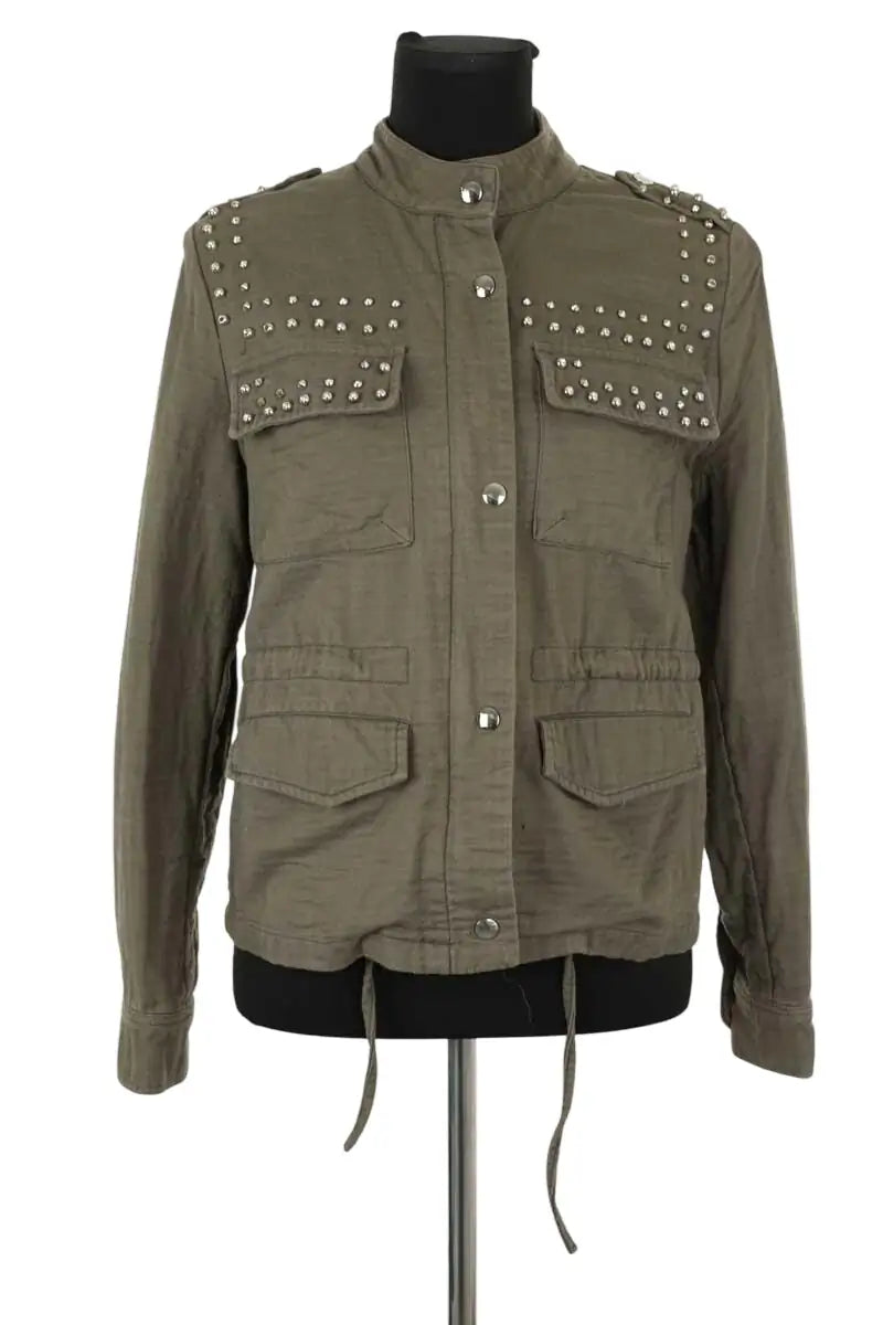 Veste Berenice Kaki en Coton, taille S - Seconde Main