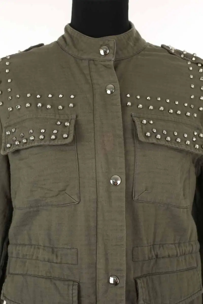 Veste Berenice Kaki en Coton
