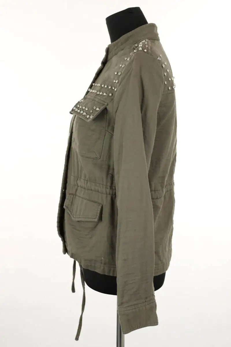 Veste Berenice Kaki en Coton