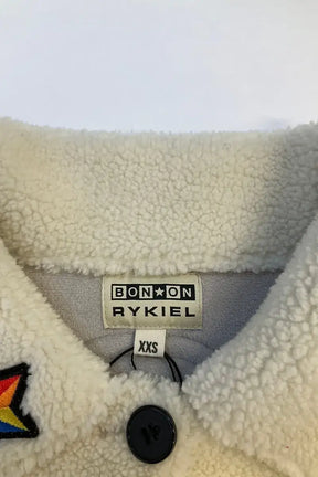 Veste Bonton Blanc en Synthétique