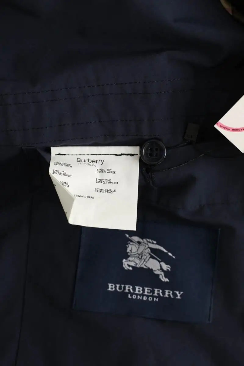 Veste Burberry Bleu en Coton