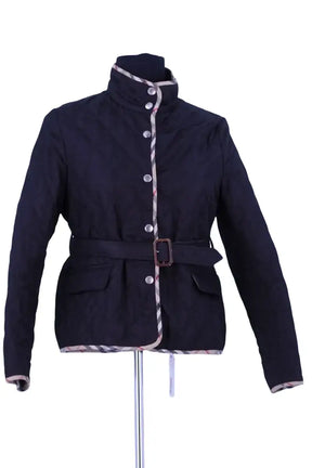 Veste Burberry Noir en Coton, taille XS - Seconde Main