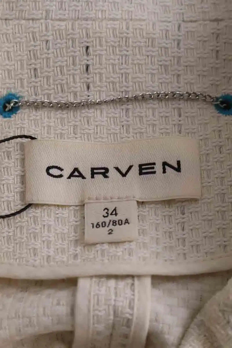 Veste Carven Ecru en Coton