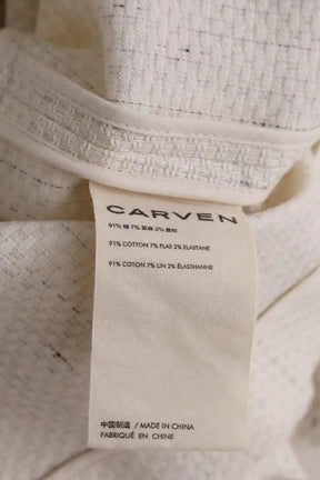 Veste Carven Ecru en Coton