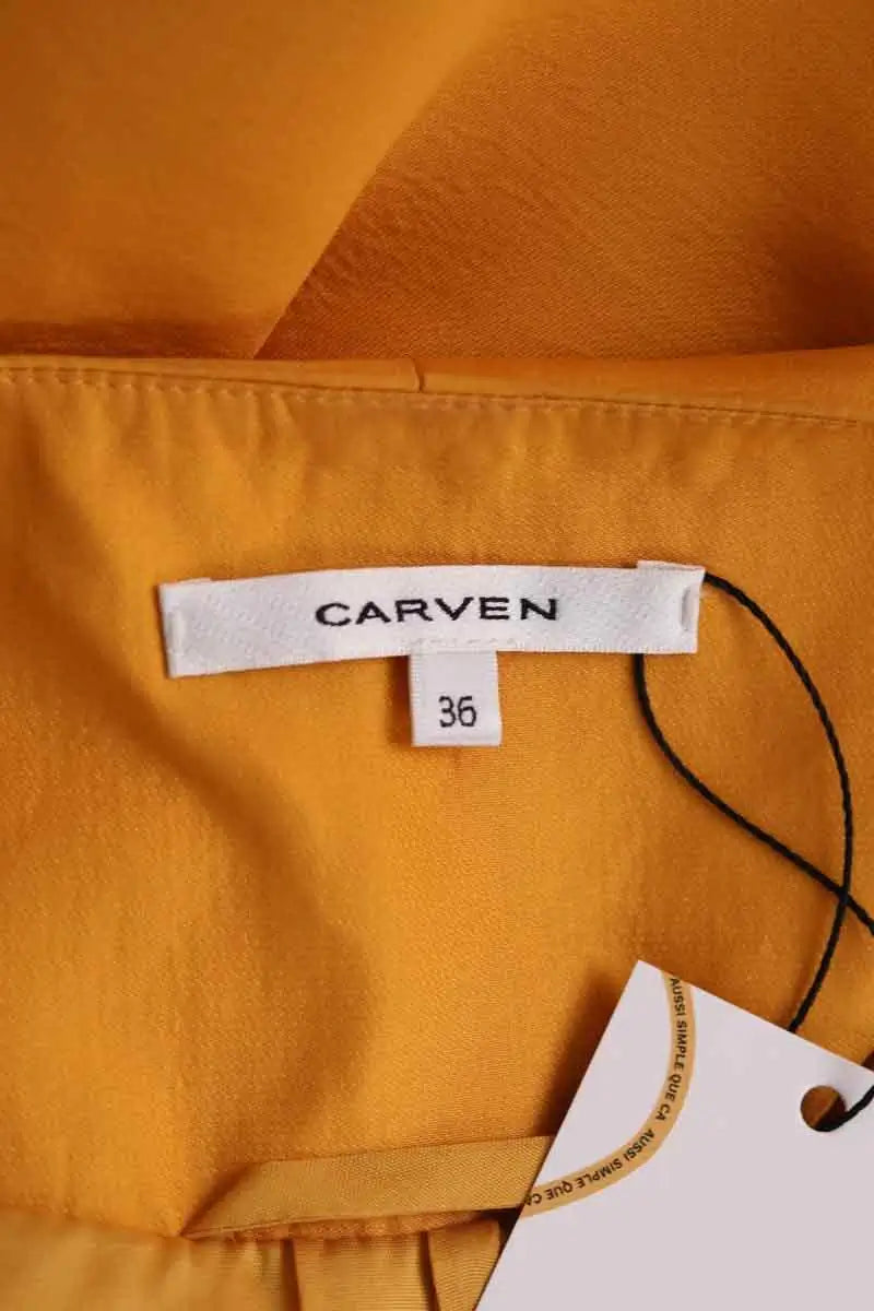 Veste Carven Jaune en Synthétique