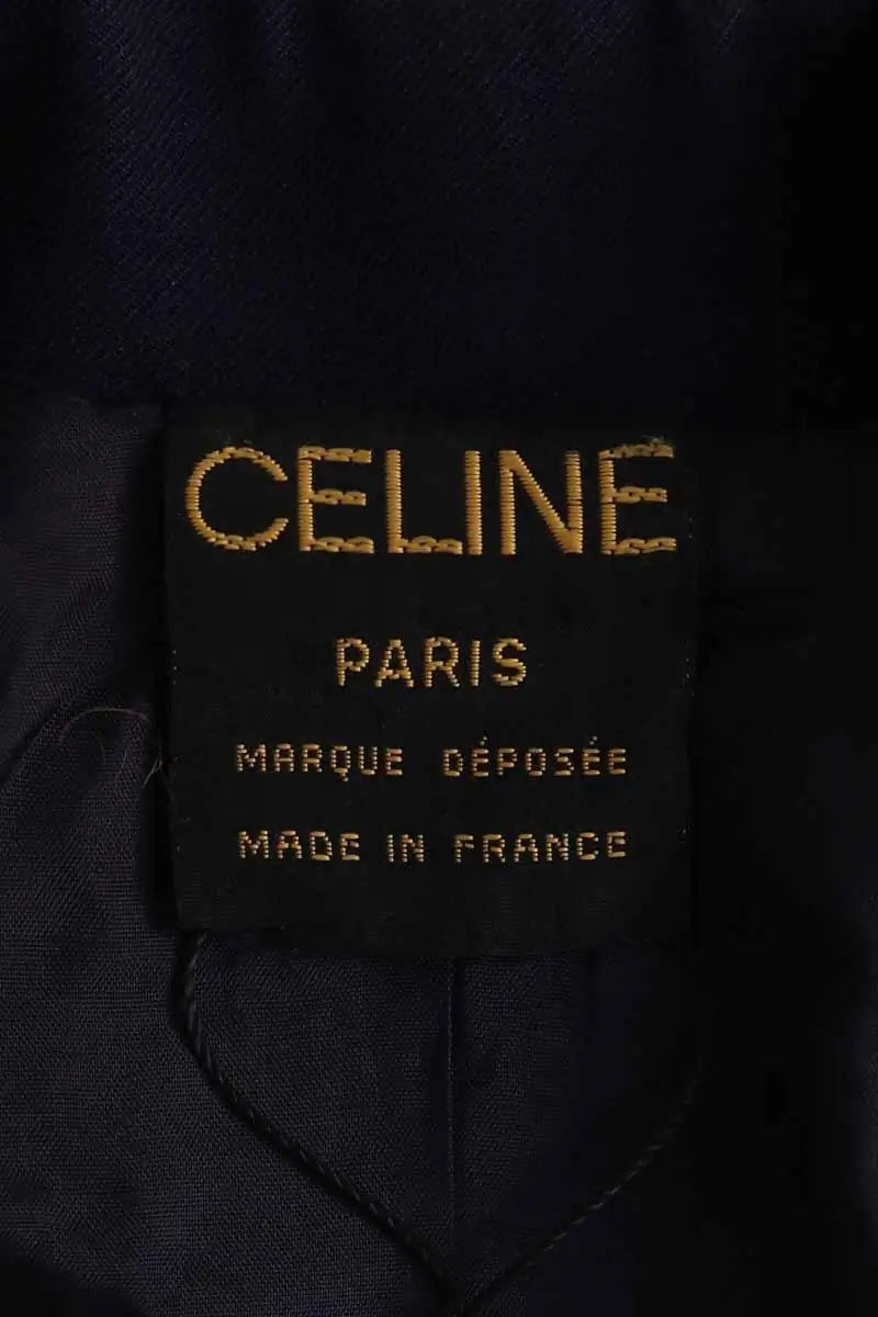 Veste Celine Bleu en Laine