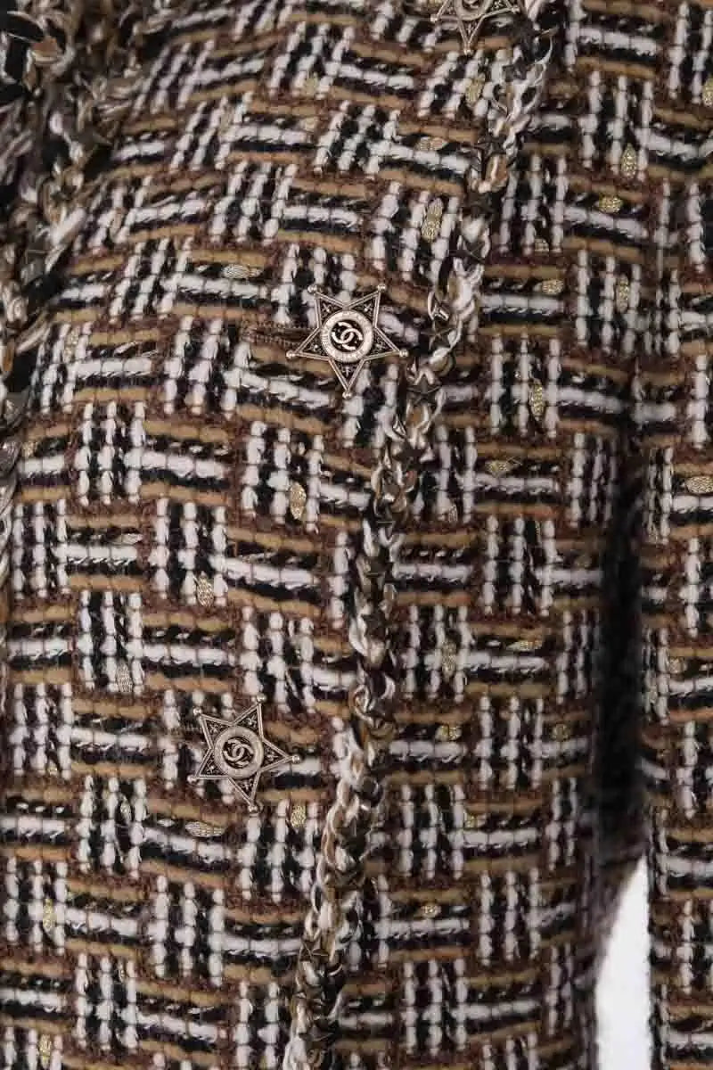 Veste Chanel Beige en Tweed