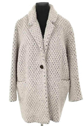 Veste Charlotte Eskildsen Gris en Laine, taille S - Seconde Main