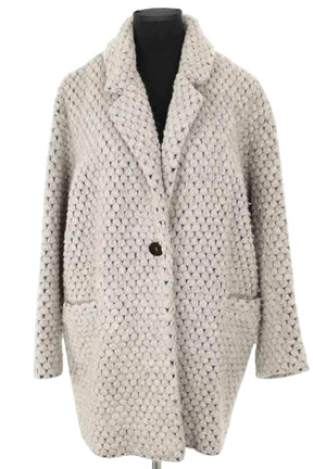 Veste Charlotte Eskildsen Gris en Laine, taille S - Seconde Main