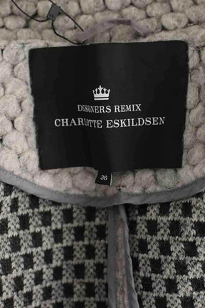 Veste Charlotte Eskildsen Gris en Laine