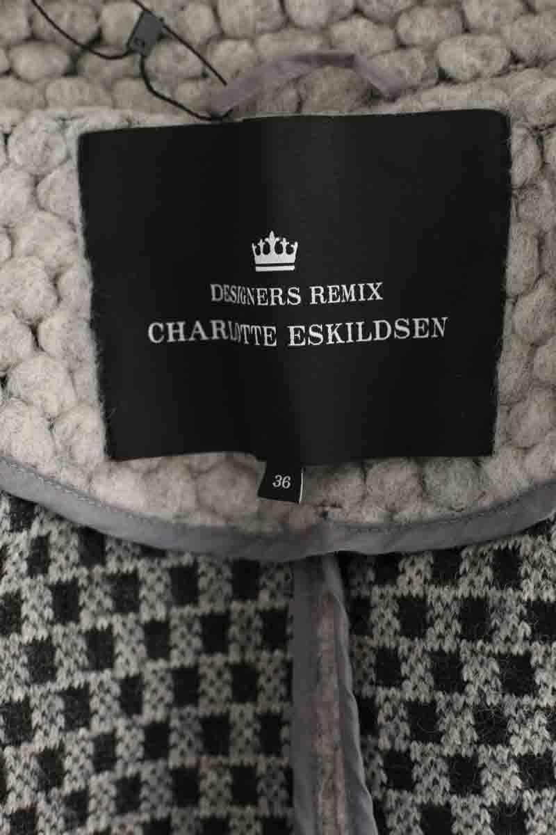 Veste Charlotte Eskildsen Gris en Laine