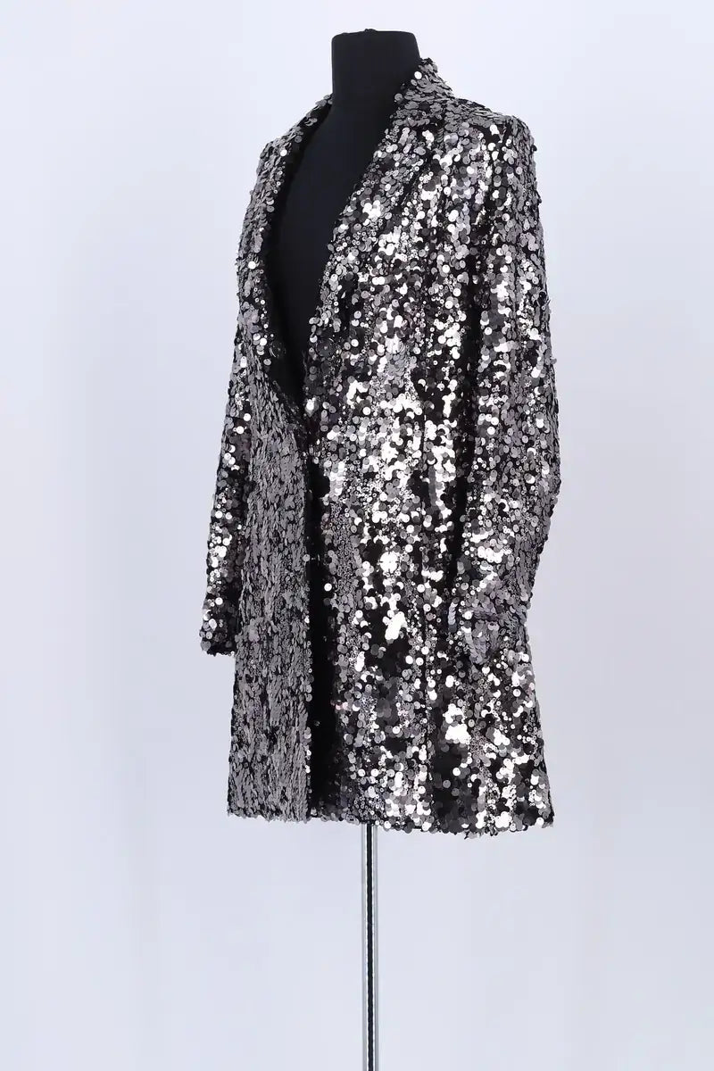 Veste Claudie Pierlot Argent en Synthétique