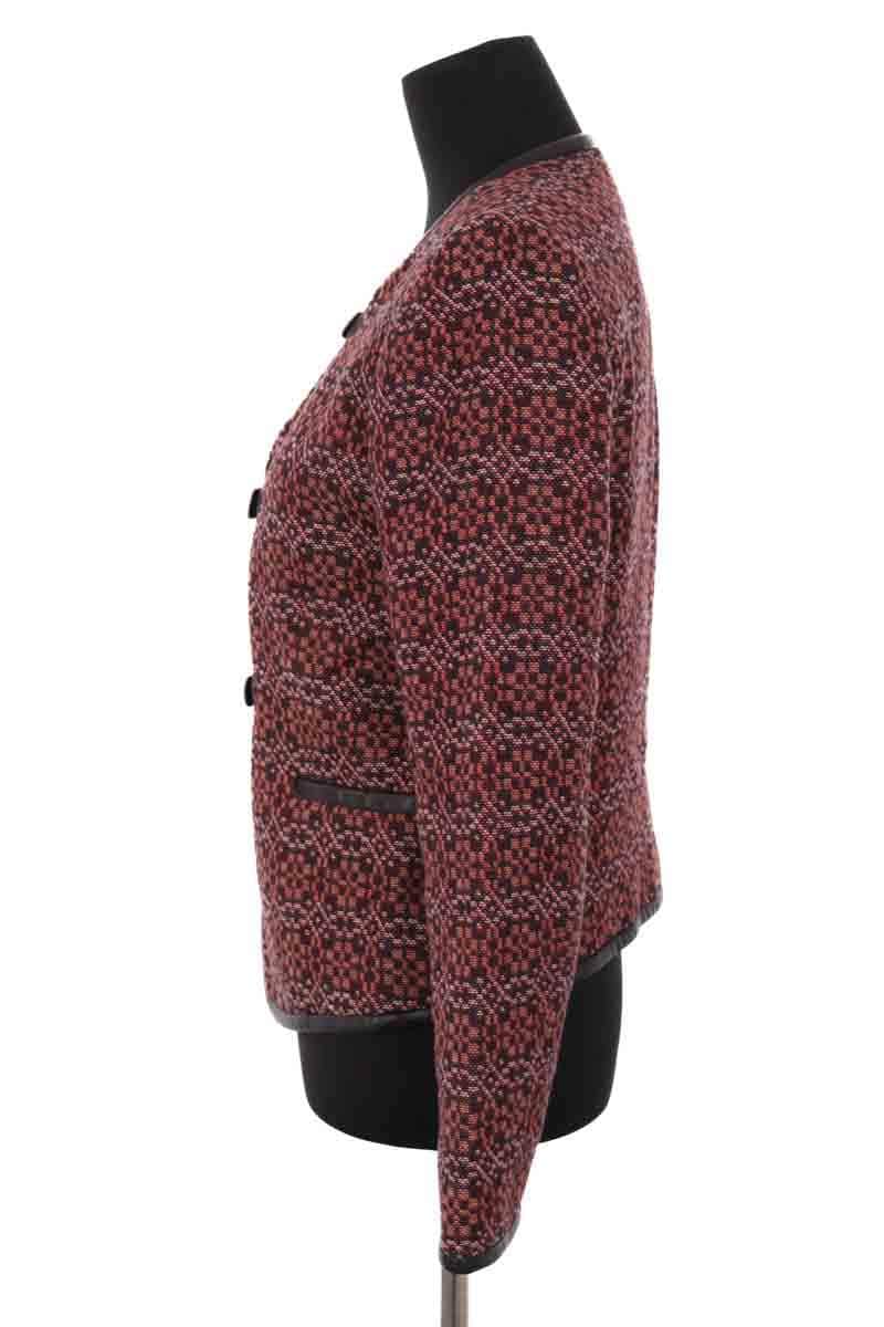 Veste Claudie Pierlot Bordeaux en Synthétique