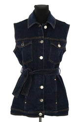 Veste Claudie Pierlot Marine en Coton, taille M - Seconde Main