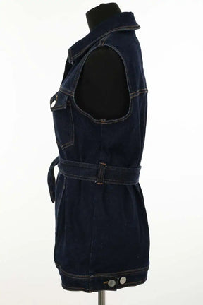 Veste Claudie Pierlot Marine en Coton