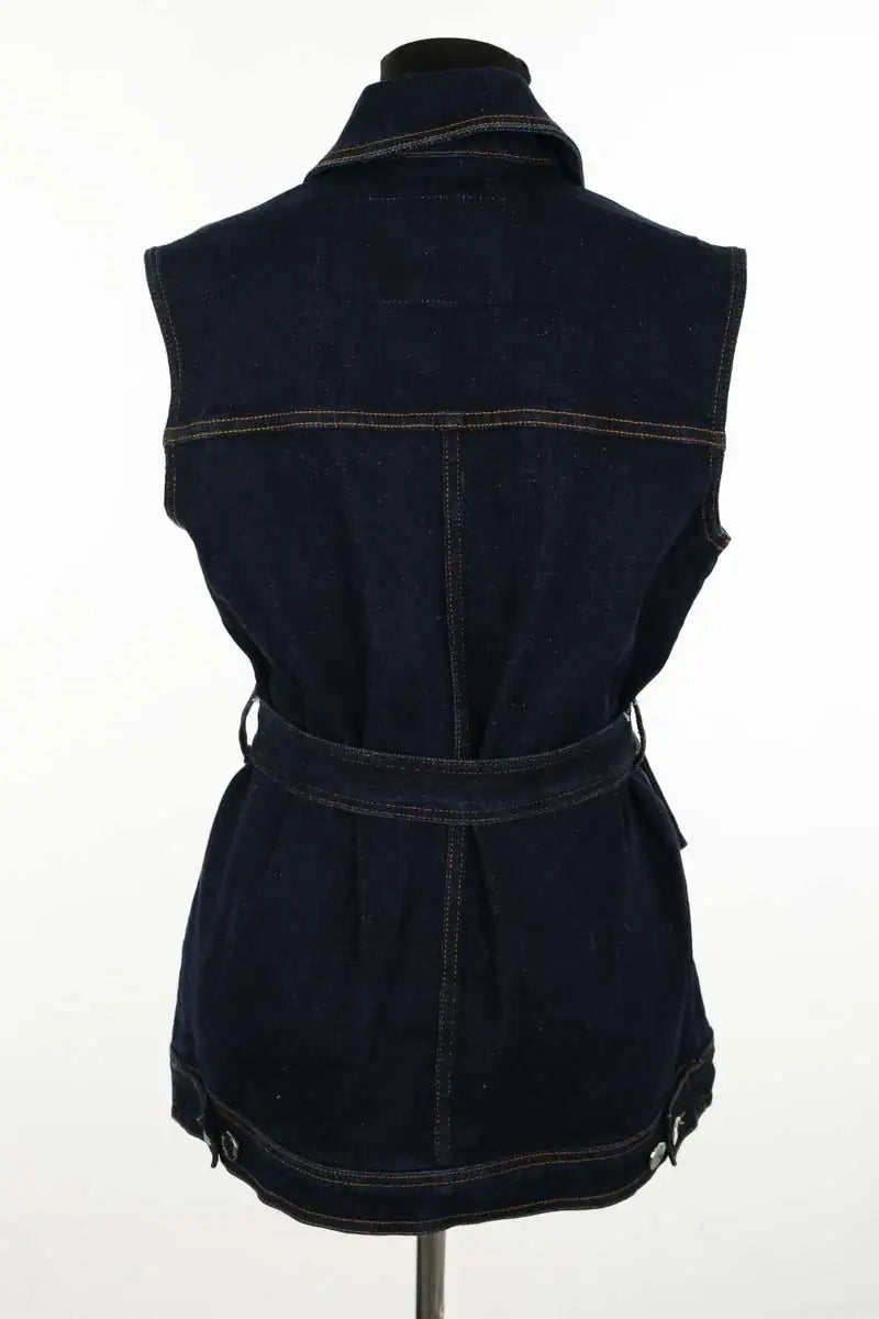 Veste Claudie Pierlot Marine en Coton