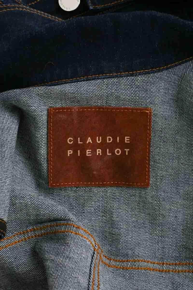 Veste Claudie Pierlot Marine en Coton