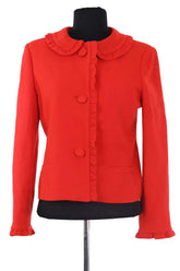 Veste Claudie Pierlot Rouge en Synthétique, taille S - Seconde Main