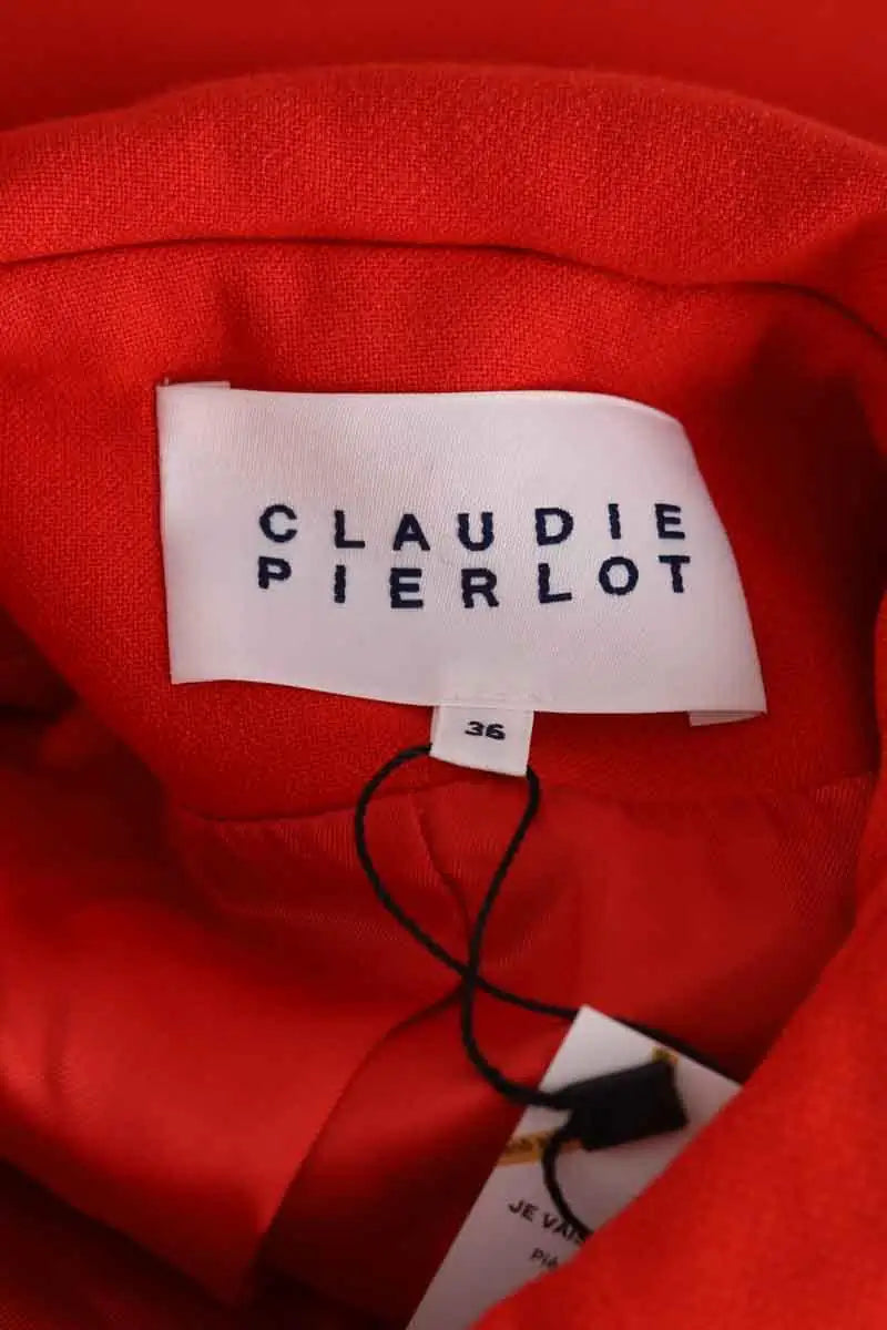 Veste Claudie Pierlot Rouge en Synthétique