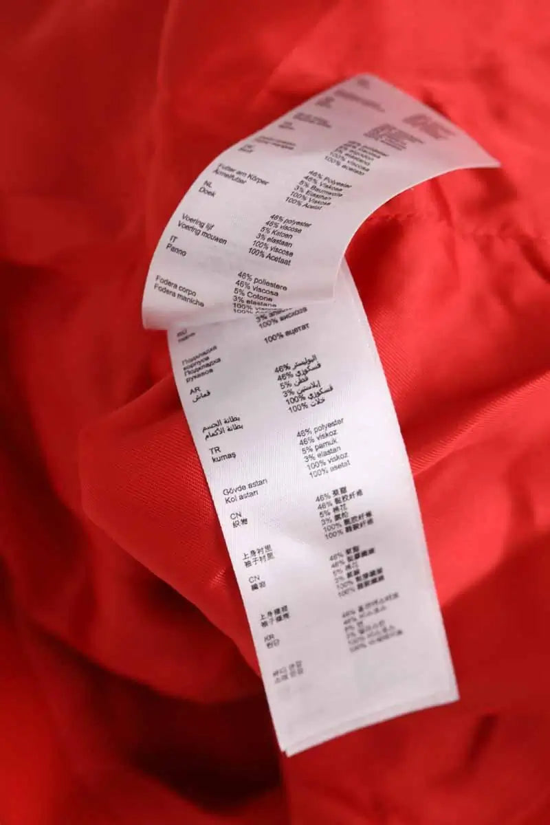 Veste Claudie Pierlot Rouge en Synthétique