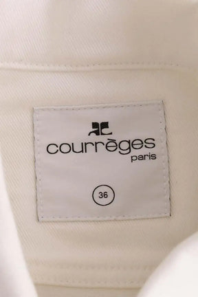 Veste Courrèges Blanc en Coton