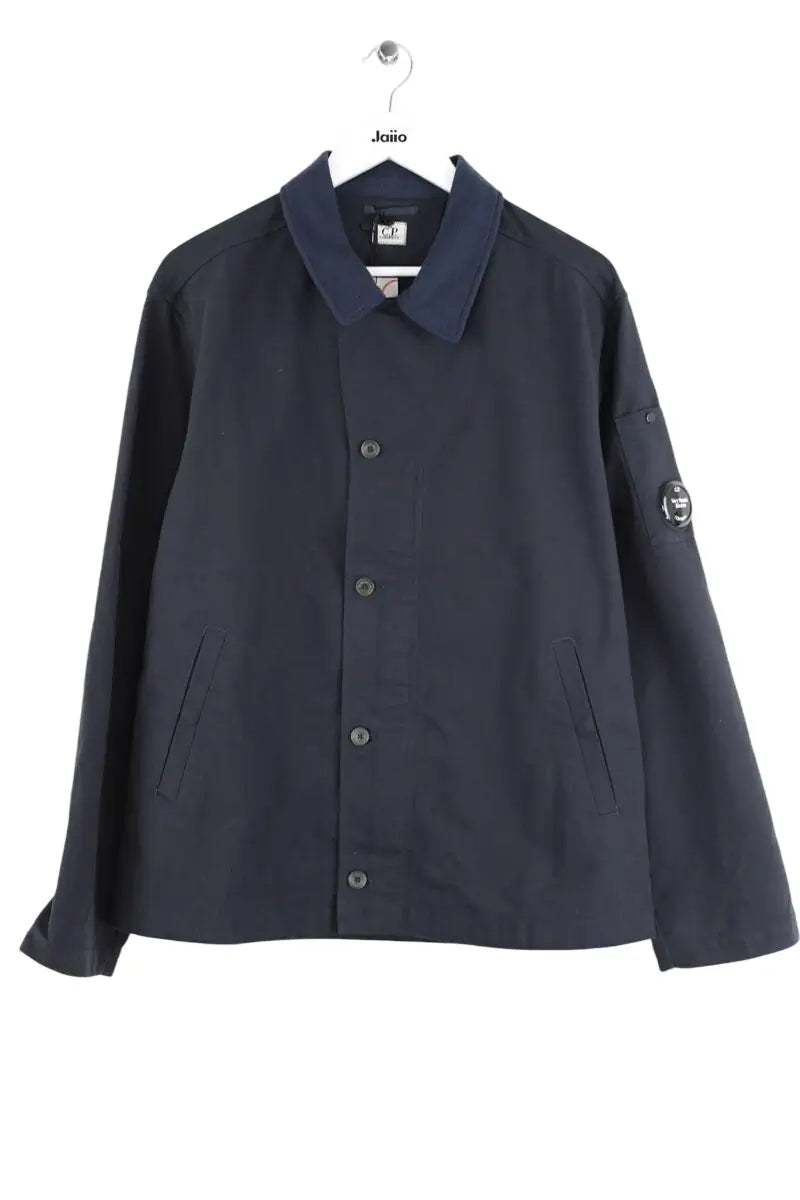 Veste C.P. Company Overshirt double satin Bleu en Coton, taille L - Seconde Main