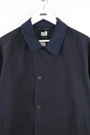 Veste C.P. Company Overshirt double satin Bleu en Coton