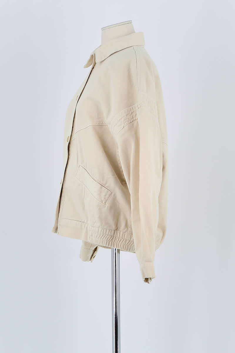 Veste Des Petits Hauts Beige en Coton