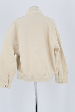 Veste Des Petits Hauts Beige en Coton