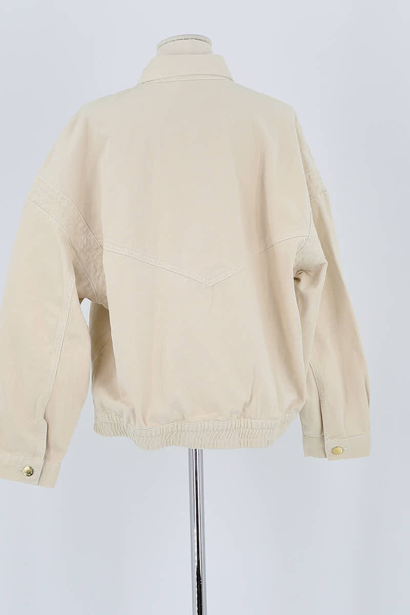 Veste Des Petits Hauts Beige en Coton
