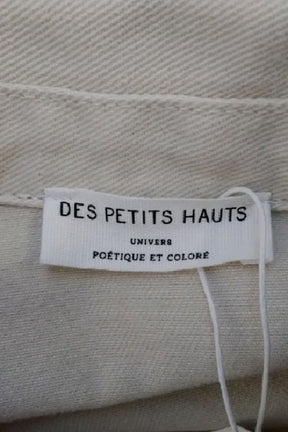 Veste Des Petits Hauts Beige en Coton