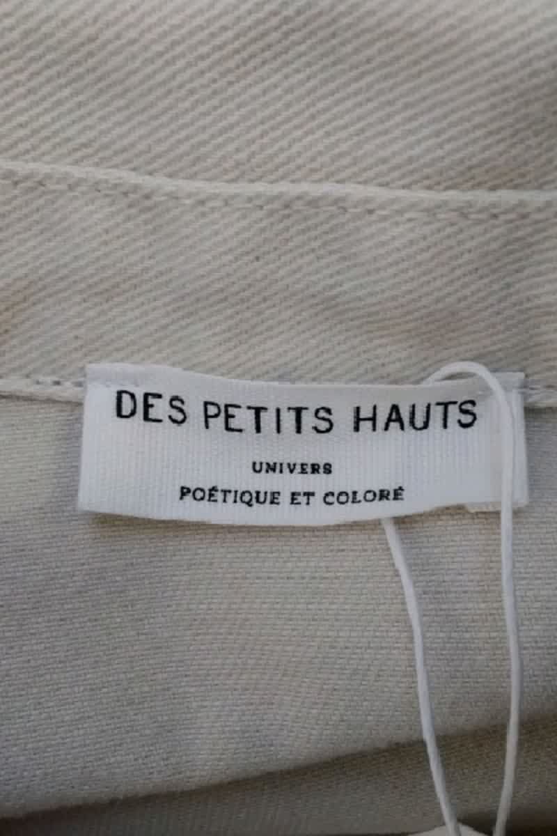 Veste Des Petits Hauts Beige en Coton