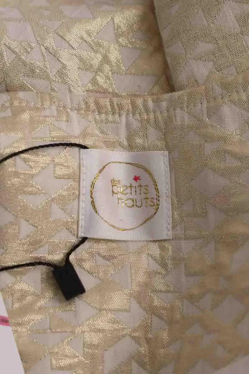 Veste Des Petits Hauts Doré en Synthétique